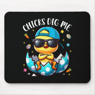 Tapis De Souris Les poules me creusent Les poules Cool de Pâques h