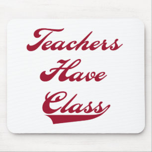 Tapis De Souris Les professeurs ont le rouge de classe