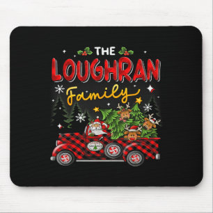 Tapis De Souris Les Pyjamas de Noël assortis de la famille Loughra