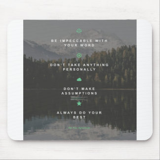 Tapis De Souris Les Quatre Agreements