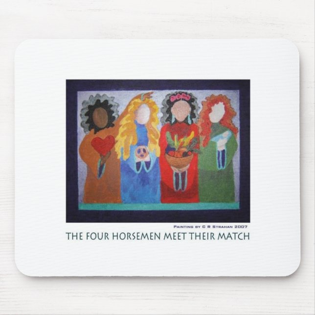 Tapis De Souris Les quatre cavaliers rencontrent leur match (Devant)