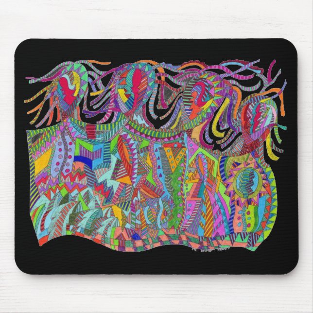 Tapis De Souris Les quatre sages (Devant)