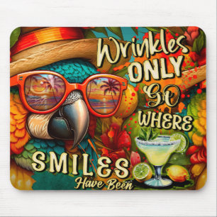 Tapis De Souris Les Rondages Ne Vont Que Là Où Les Sourires Ont Ét