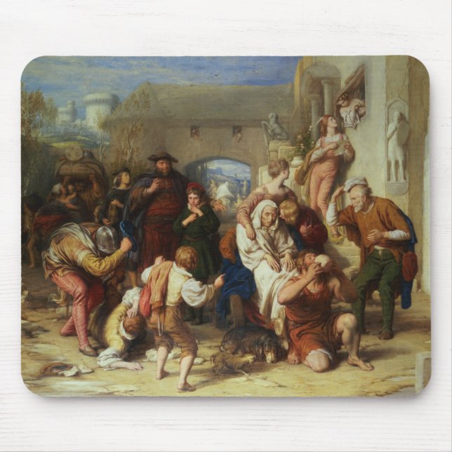 Tapis De Souris Les sept âges de l'homme, 1835-8 (huile) (Devant)