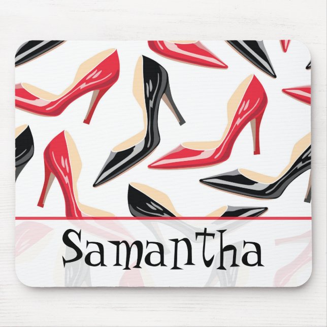 Tapis De Souris Les talons hauts des chaussures des femmes ont (Devant)