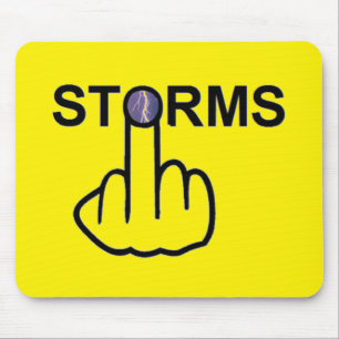 Tapis De Souris Les tempêtes de Mousepad se retournent