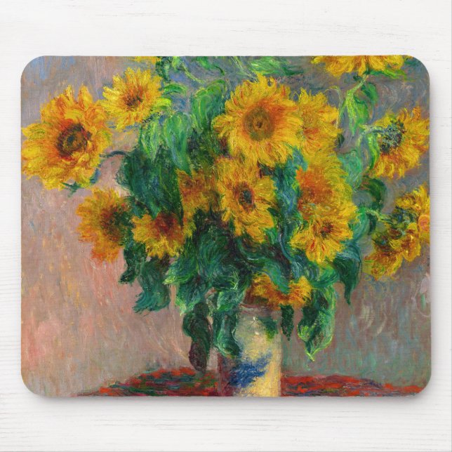 Tapis De Souris Les tournesols de Monet (Devant)