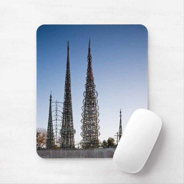 Tapis De Souris Les tours Watts de Los Angeles (Avec souris)