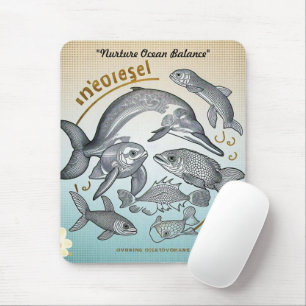 Tapis De Souris "Les trésors de la mer"