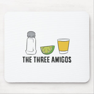 Tapis De Souris Les Trois Amigos Cinco De Mayo Tequila Salt Et Li