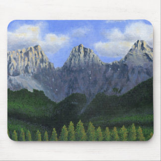 Tapis De Souris Les trois soeurs en Canmore, Alberta, Canada