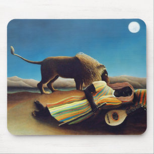 Tapis De Souris "Les Tziganes endormis" par Henri Rousseau