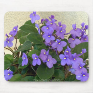 Tapis De Souris Les violettes bleues les plus bleues