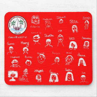 Tapis De Souris Les visages des enfants de la classe 5B de DESS