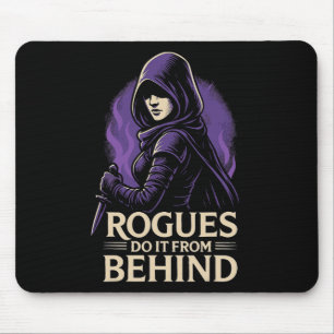 Tapis De Souris Les voyous le font par derrière Drôle de jeu de rô
