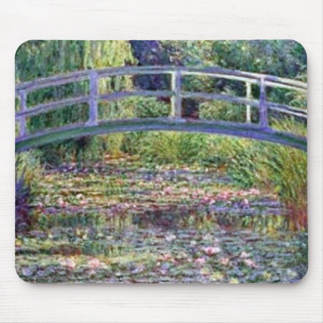 Tapis De Souris L'étang de nénuphar par Claude Monet Mousepads (Devant)