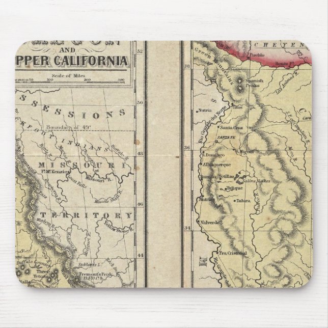 Tapis De Souris L'État du Texas (Devant)