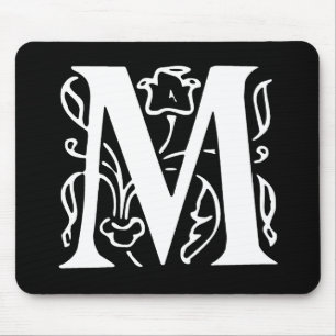 Tapis De Souris Lettre M fantaisie