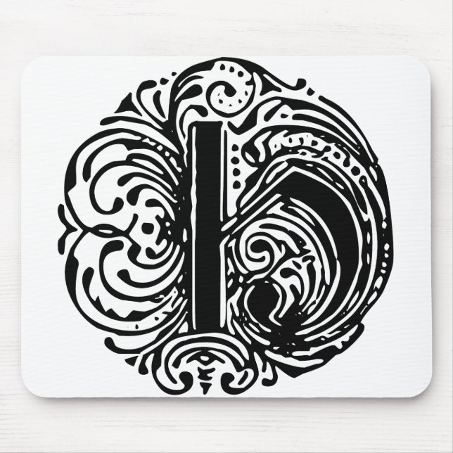TAPIS DE SOURIS LETTRE MONARIE "H" (Devant)