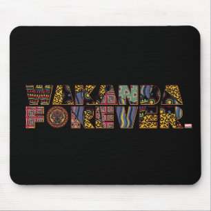 Tapis De Souris Lettres à motifs Wakanda Forever