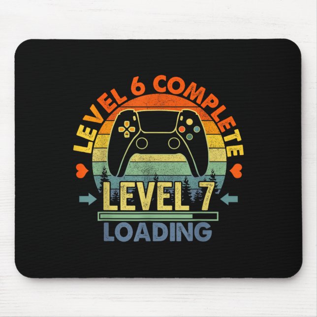 Tapis De Souris Level 6 Complete 6 Anniversary Gift 6th Wedding An (Devant)