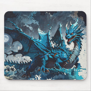 Tapis De Souris Lever de l'oeuvre Oceans-Dragon