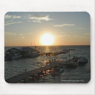 Tapis De Souris Lever de soleil à Belize Mousepad par la rhapsodie