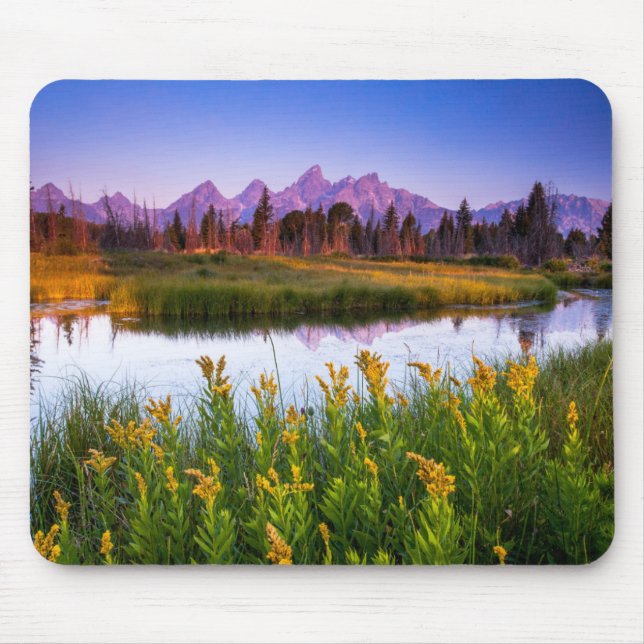 Tapis De Souris Lever de soleil de Teton (Devant)