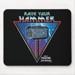 Tapis De Souris Levez votre marteau - Mjölnir Graphic
