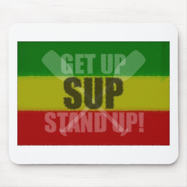 Tapis De Souris Levez-vous debout SUP Mousepad (Devant)