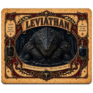 Tapis De Souris Léviathan, Monstre de Cirque Vintage