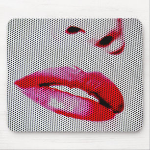 Tapis De Souris Lèvres rouges