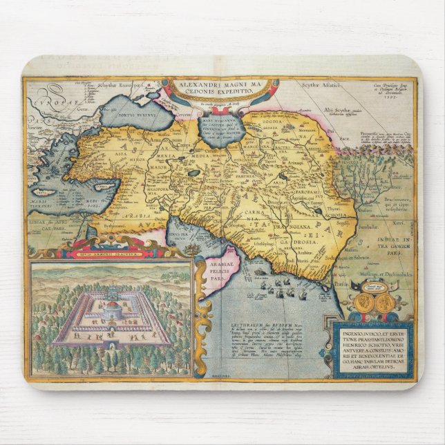 Tapis De Souris L'expédition d'Alexandre le grand (Devant)