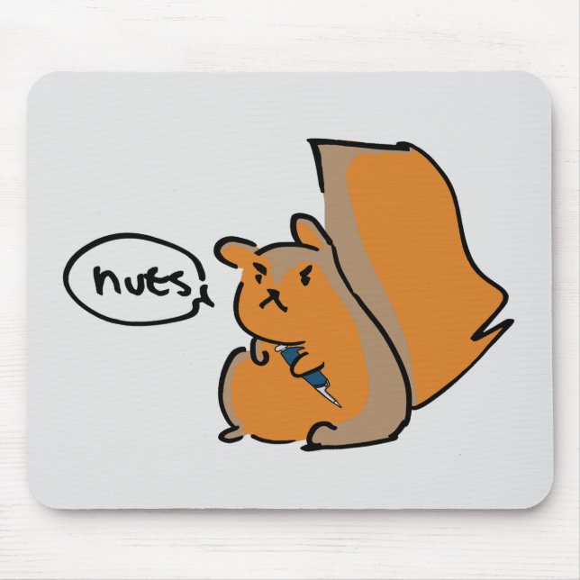 Tapis De Souris L'expérience scientifique de l'écureuil-nu a échou (Devant)