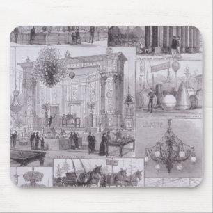 Tapis De Souris L'exposition électrique internationale
