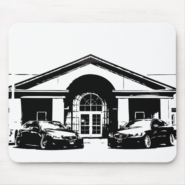 Tapis De Souris Lexus ISF IS350 (Devant)