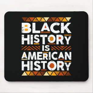 Tapis De Souris L'histoire des Noirs est l'histoire américaine Afr