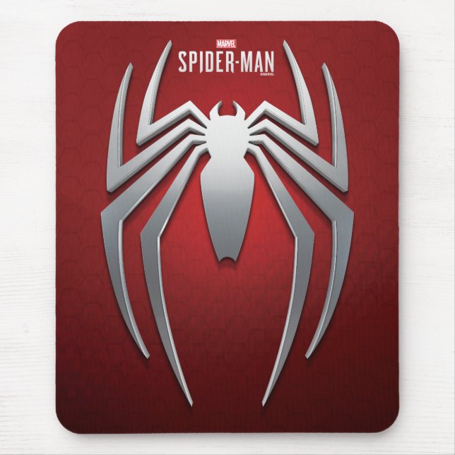 Tapis De Souris L'homme-araignée de Marvel | Emblème d'araignée mé (Devant)