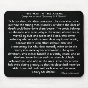 Tapis De Souris "L'homme dans l'arène" Mousepad