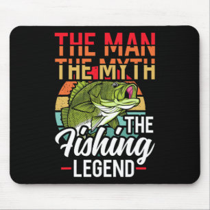 Tapis De Souris L'Homme Le Mythe La Pêche Légende La Chasse Au Poi