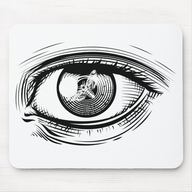 Tapis De Souris libellule oculaire (Devant)