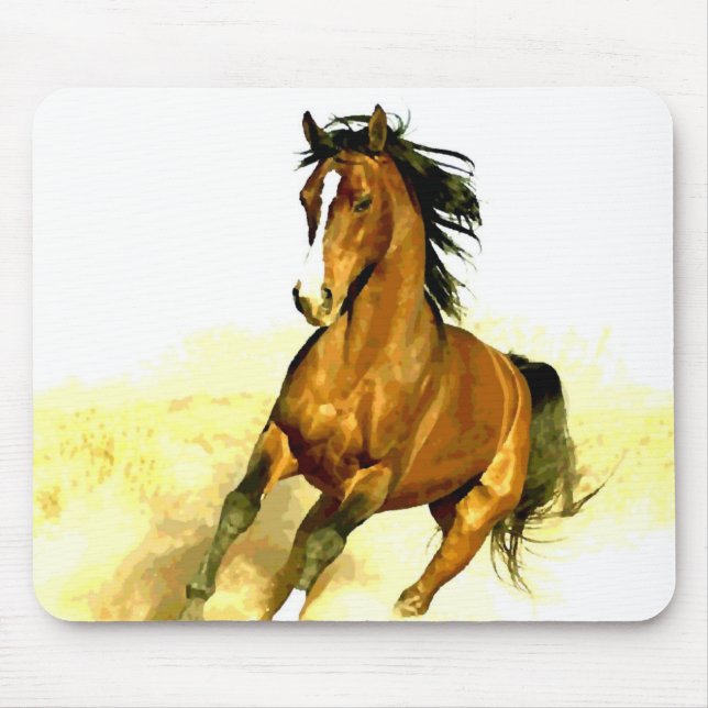 Tapis De Souris Liberté - Cheval Coureur (Devant)