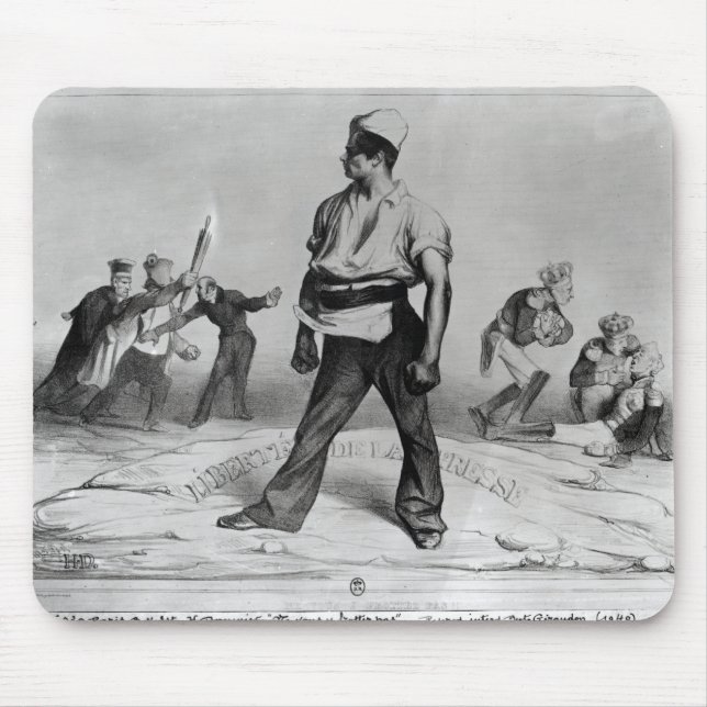 Tapis De Souris Liberté de la presse (Devant)
