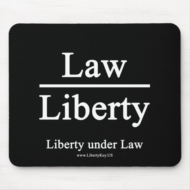 Tapis De Souris Liberty under Law (Devant)