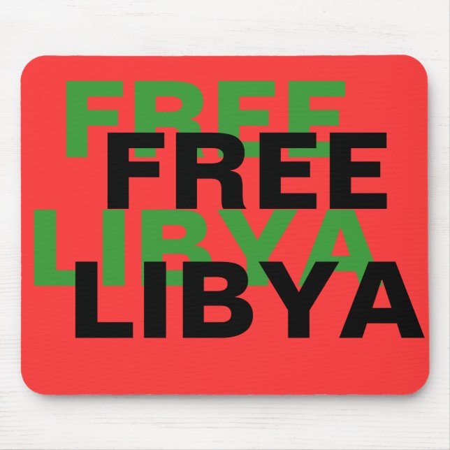 TAPIS DE SOURIS LIBYE LIBRE (Devant)
