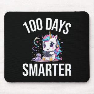 Tapis De Souris Licorne 100 Jours Plus Intelligente 100ème Jour D'