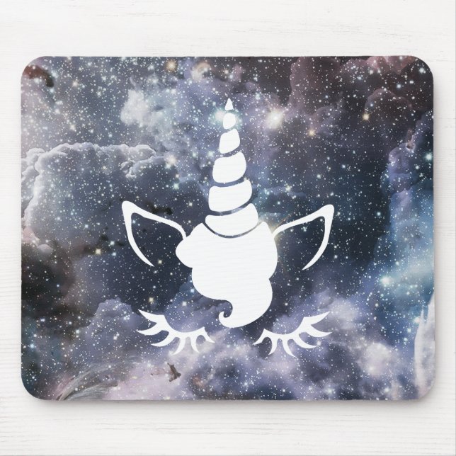 Tapis De Souris Licorne de galaxie (Devant)