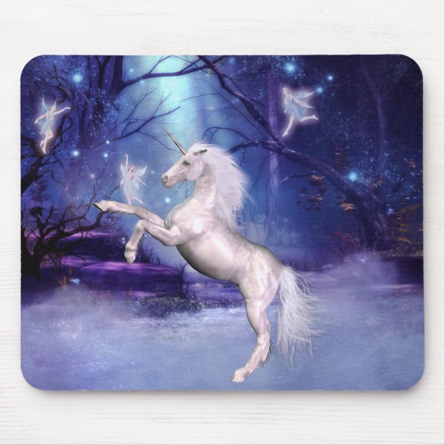 Tapis De Souris Licorne de Mousepad (Devant)