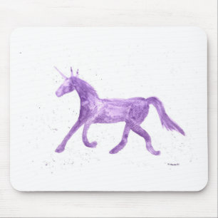 Tapis De Souris licorne violette