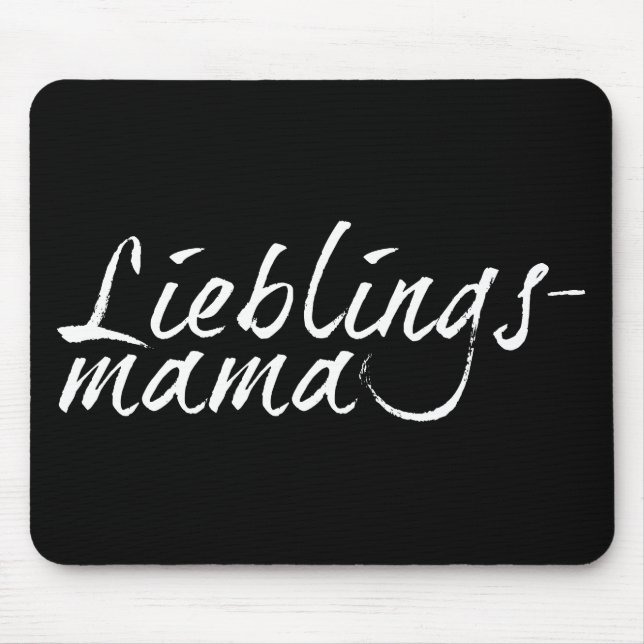 Tapis De Souris Lieblingsmama - weiß 00001 (Devant)
